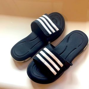 Adidas Black Slides